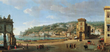 The riviera of chiaia at naples